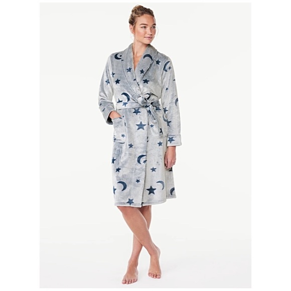 JOYSPUN WOMEN’S PLUSH SLEEP ROBE - Picture 5 of 9